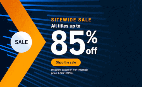 Audible's site wide sale(85% off)